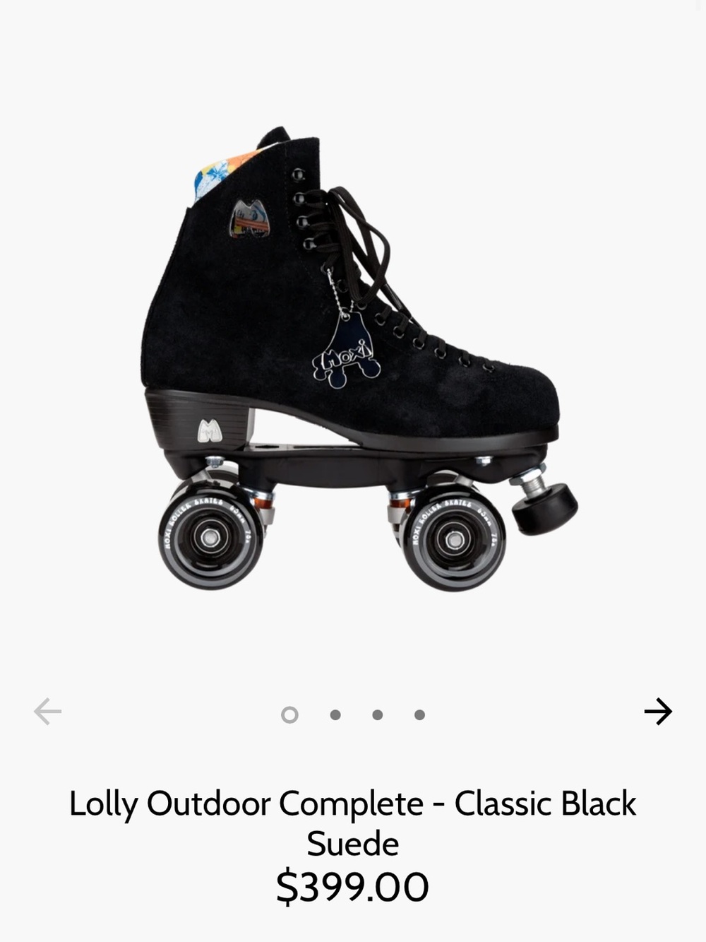 Lolly Outdoor Complete - Classic Black Suede